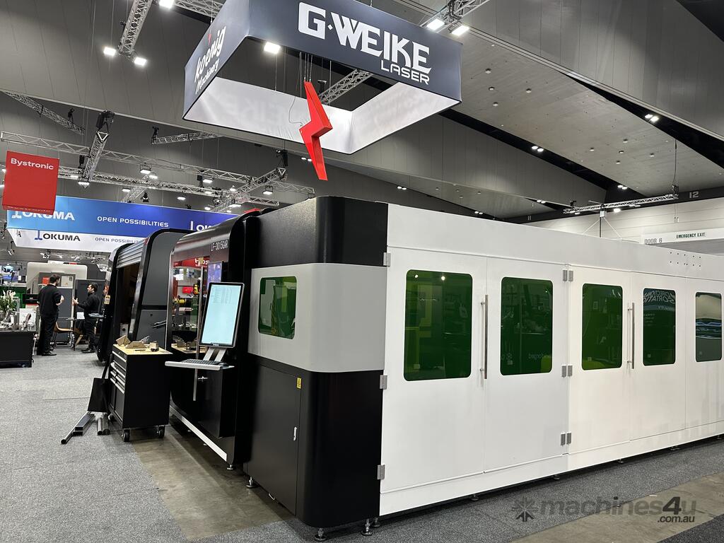 Used 2021 gweike DEMO MACHINE READY TODAY LF3015GAR Fiber laser Sheet Tube cutting Fiber