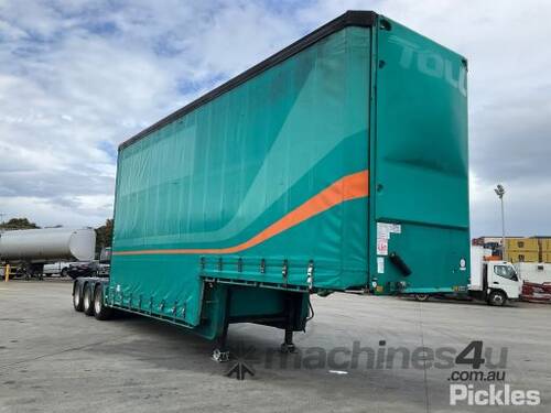 2013 Vawdrey VB-S3 Tri Axle Double Drop Curtainside A Trailer