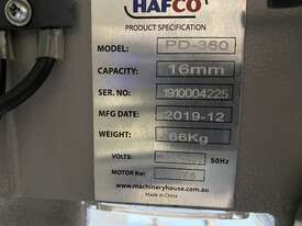 2019 Hafco PD-360 Pedestal Drill Press - picture1' - Click to enlarge