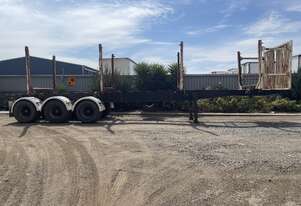 1981 Custom Built 12m Tri/A Log Trailer