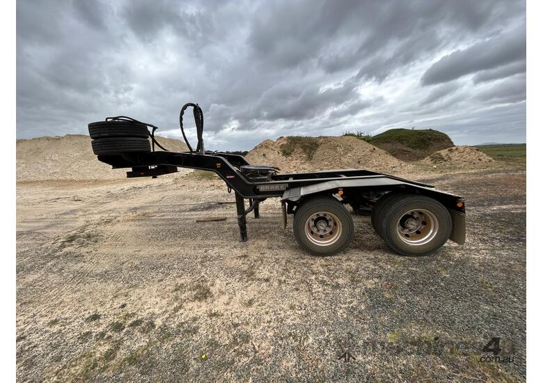 Buy New 2023 drake 2023 Drake Quad Axle Low Loader with Dolly Trailers