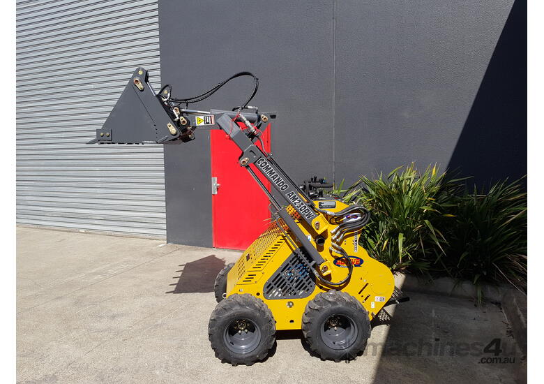 Commando AM230PW Mini Skid Steer Loader | 23HP Honda GX690 Engine | Optional Joystick Controls
