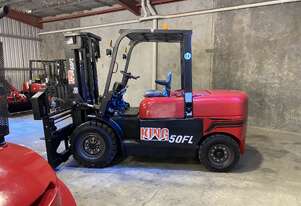 5.0 Ton Diesel Forklift Premium Package just $39,990 + GST or around $199 per week on finance