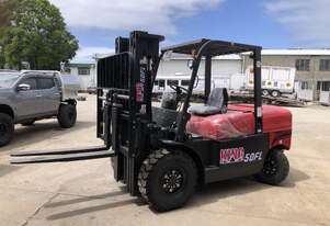 5.0 Ton Diesel Forklift Premium Package just $39,990 + GST or around $199 per week on finance