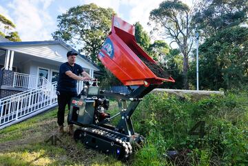 Slanetrac High Tip 1000 Petrol Mini Track Dumper