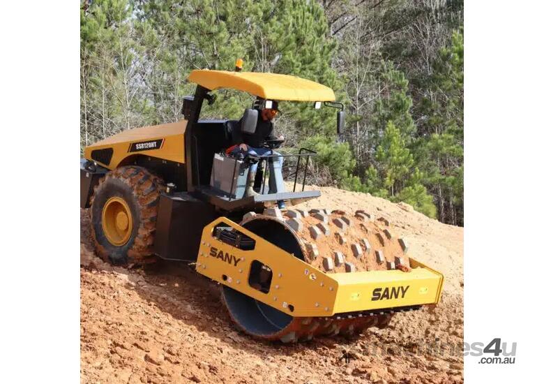 caption Sany SSR150C-8 Single Drum Vibratory Roller | High Efficiency