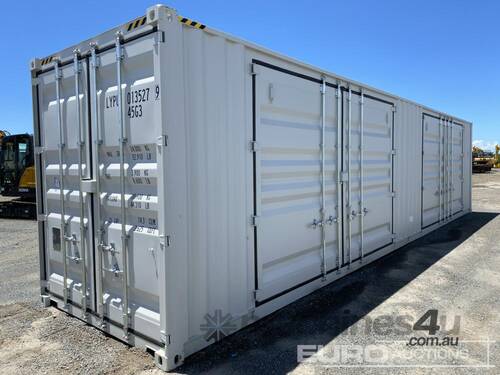 Unused 40' High Cube Multi 2 Door Container
