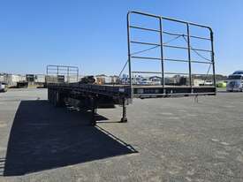 1989 Barker Heavy Duty Tri Axle Tri Axle Flat Top Trailer - picture0' - Click to enlarge