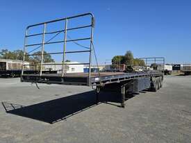 1989 Barker Heavy Duty Tri Axle Tri Axle Flat Top Trailer - picture1' - Click to enlarge