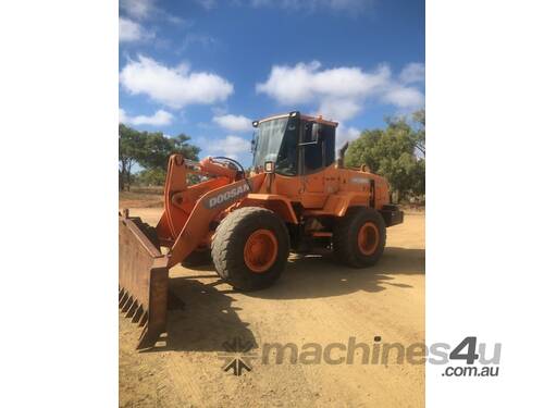 Doosan DL250 Front End Loader - GP bucket, Forks, Crane Jib, Stick Rake and Blade Optional