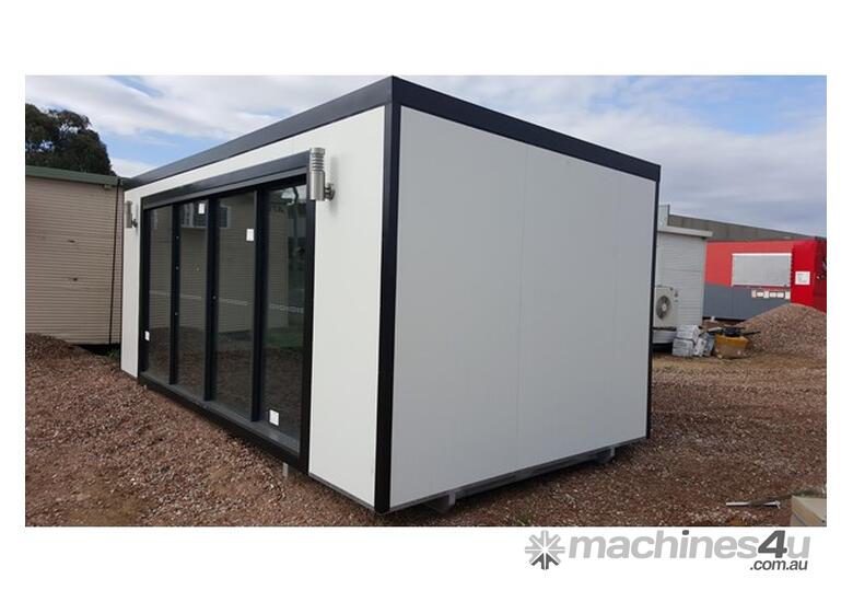 caption Auzbilt Display Suite Portable Offices: 6m x 3m, For Sale