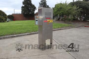 Stainless Steel Control Cabinet with Hitachi SJ100 Inverter and Custom Electrical Components