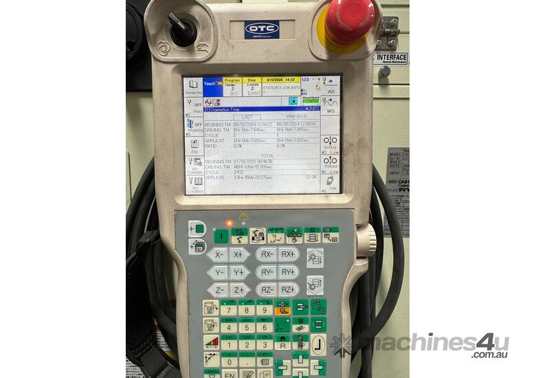 caption OTC DAIHEN FD-V8 Ex Demo Robotic Welding V-Cell