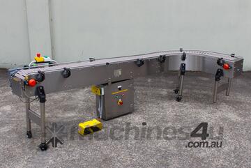 L-Shape Inclined Slat Conveyor