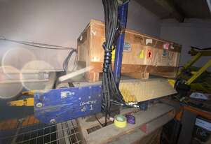 FORKLIFT ATTACHMENT CONVEYOR Manual controls Hydraulic motor driven 1700mm rubber belt