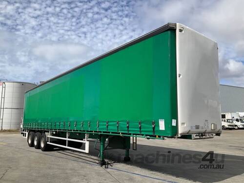 2019 Krueger ST-3-38 Tri Axle Flat Top Curtainside B Trailer