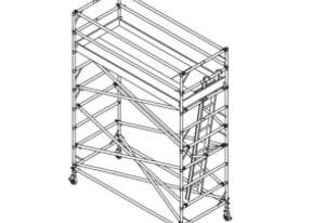 Ex Hire 3m Aluminium Scaffold Towers