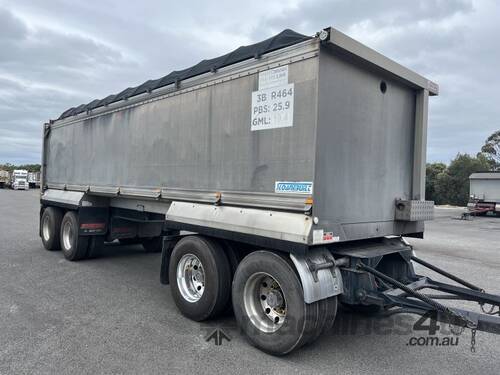 2018 Sloanbuilt Trailers 4-ADT Quad Axle Super Dog Tipper Trailer