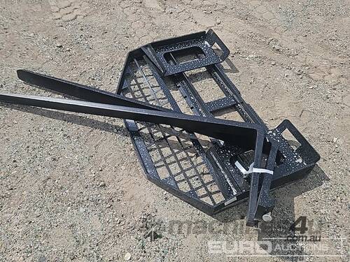 Unused Forks to suit Skidsteer Loader 