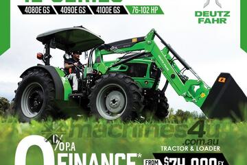   4E GS ROPS Series - DEUTZ FAHR 4080E GS with Loader - *0% Finance Available or FREE Bucket!!