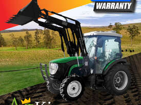 AgKing - 60HP Tractor A/C Cabin 4WD AK604 with FEL & 4in1 bucket - picture0' - Click to enlarge