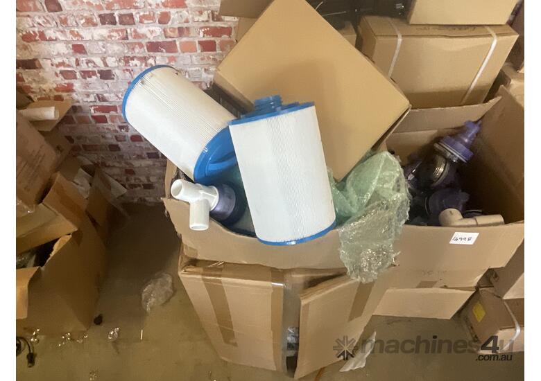 caption Assorted Pumps, Nozzles & Fittings
