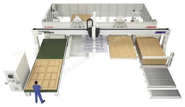 caption SCM ERGON Twin Table CNC