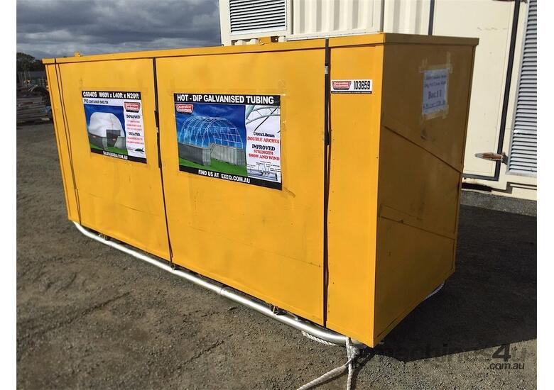 60ft x 40ft Container Shelter – No End Wall, Cost Effective!