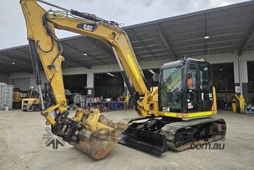 2018 CAT 308E2 CR 8.4T EXCAVATOR (M1072) WITH TILT HITCH, BUCKETS, CIVIL SPEC AND 3670 HOURS