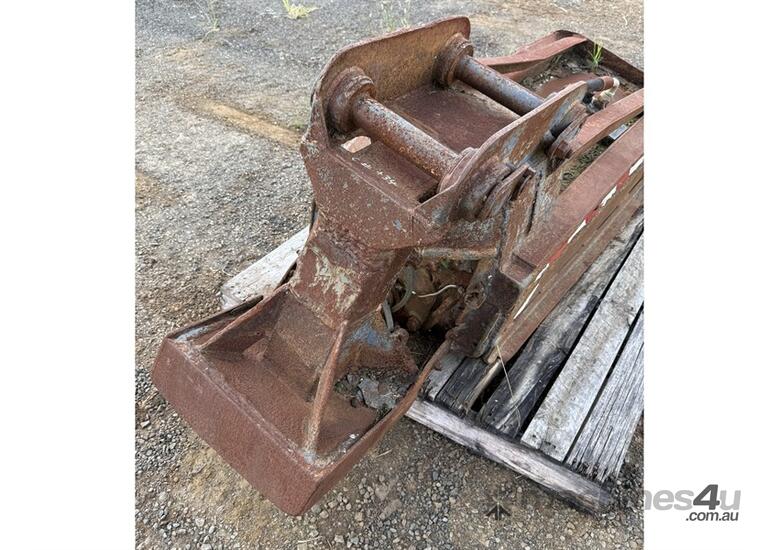 caption HYDRAULIC FLAIL MOWER ATTACHMENT