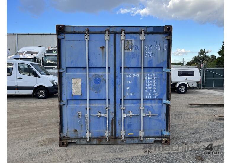 caption Unreserved 20ft Shipping Container