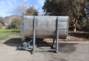 Large Stainless Steel Paddle Mixer Mixing Tank - 3000L