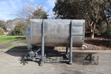 Large Stainless Steel Paddle Mixer Mixing Tank - 3000L