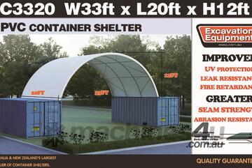 Heavy duty 20ft Container Shelter, No End Wall