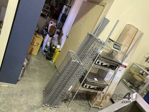 3 X Shelving Wire Units
