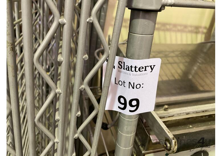 caption 3 X Shelving Wire Units