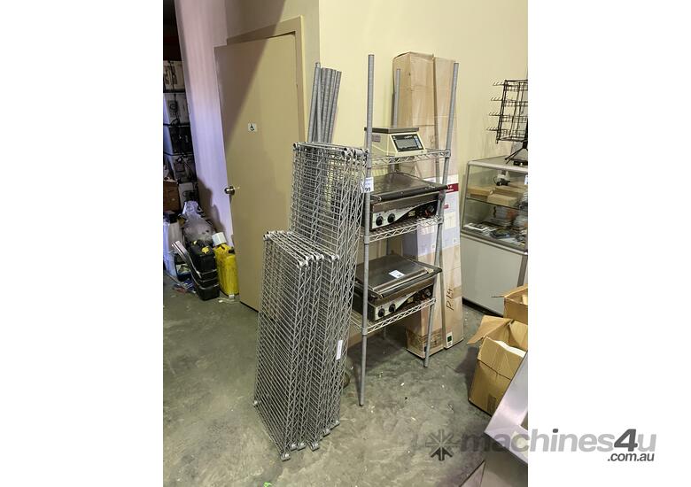 caption 3 X Shelving Wire Units