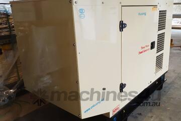 50KVA Cummins / Stamford Silenced Diesel Generator 3 Phase 415V