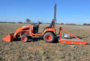 Kubota BX2370 4x4 Compact Utility Tractor + LA234 Loader/1200mm GP Bucket & Slasher (Bulla, VIC)