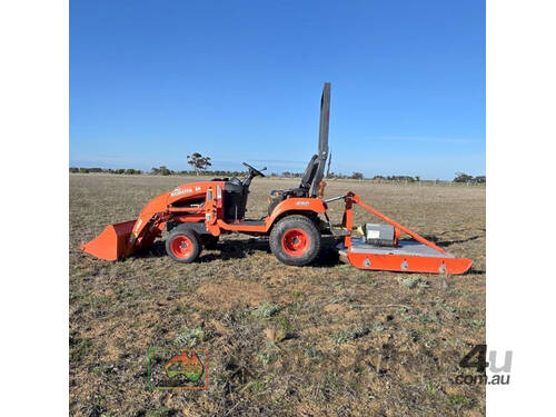 Kubota BX2370 4x4 Compact Utility Tractor + LA234 Loader/1200mm GP Bucket & Slasher (Bulla, VIC)