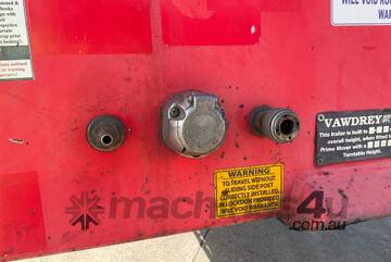 2014 Vawdrey VBS30D Tri Axle Curtainside B Trailer