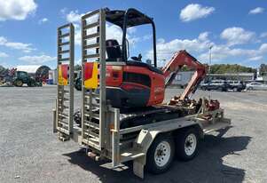 2017 Kubota U27-4 Excavator & Trailer