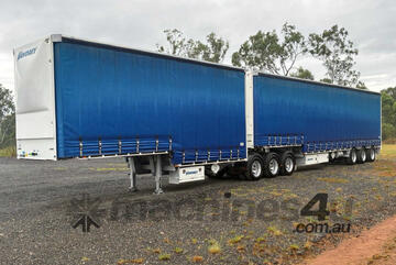 2023 Vawdrey VBS3 Tri Axle Drop Deck Curtainsider A/B Combination