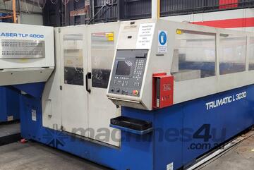Trumpf Trumatic L3030 laser cutter 4kw Co2 - 1500mm x 3000mm shuttle table. (Not Running)