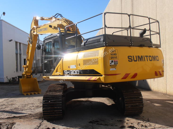 caption Sumitomo SH300-6 Excavator