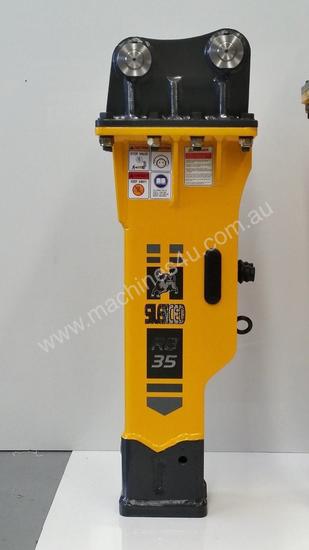 caption RB50 Rock Breaker to suit 5-6 Tonne excavator