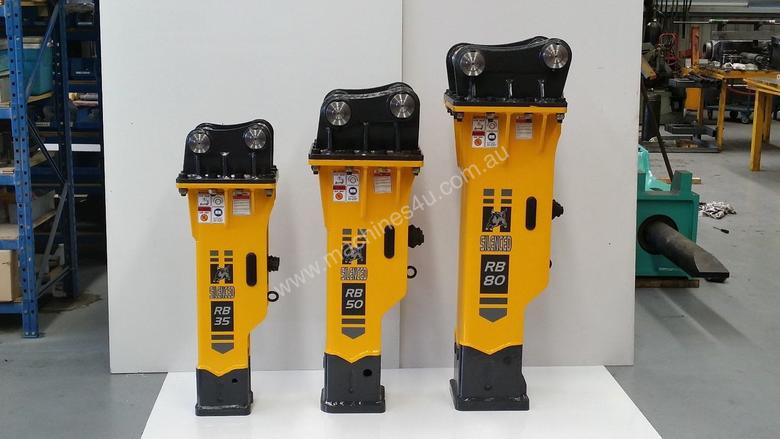 caption RB50 Rock Breaker to suit 5-6 Tonne excavator