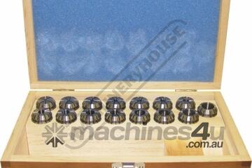 ER25 Collet Set - 15 Piece Collet Range 1 - 16mm 
