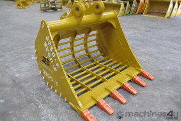 SEC 25-30 Ton Sieve Bucket for Caterpillar CAT325/CAT328/CAT329 - Includes Pin, 1550mm Width, 75-80m SEC 25-30 Ton Sieve Bucket for Caterpillar CAT325/CAT328/CAT329 - Includes Pin, 1550mm Width, 75-80m
