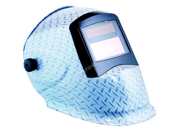 caption auto darkening welding helmet